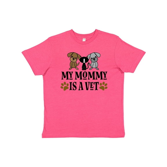 Inktastic Veterinarian Mommy Is A Vet Youth T-Shirt