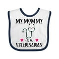 thumbnail image 1 of Inktastic Veterinarian Mommy Vet Boys or Girls Baby Bib, 1 of 4