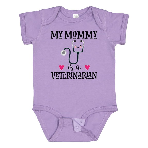 Inktastic Veterinarian Mommy Vet Boys or Girls Baby Bodysuit