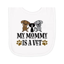 Inktastic Veterinarian Mommy is a Vet Newborn Bib