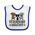 thumbnail image 1 of Inktastic Veterinary Assistant Vet Tech Boys or Girls Baby Bib, 1 of 4