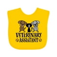 thumbnail image 1 of Inktastic Veterinary Assistant Vet Tech Boys or Girls Baby Bib, 1 of 4