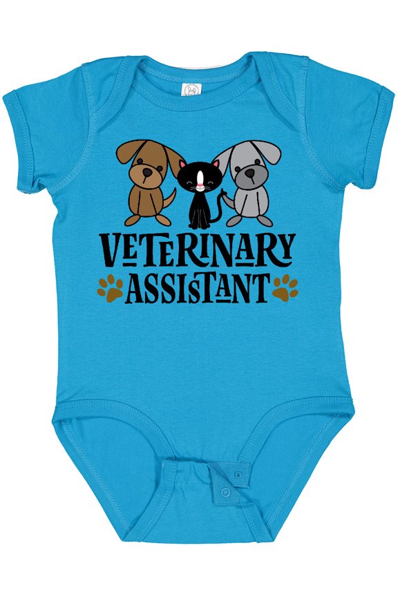 Veterinary Assistant Vet Tech Boys or Girls Baby Bodysuit
