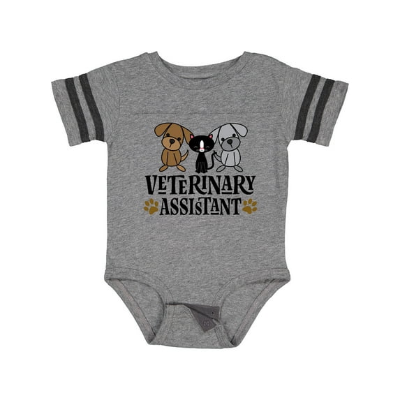 Inktastic Veterinary Assistant Vet Tech Boys or Girls Baby Bodysuit