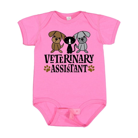 Inktastic Veterinary Assistant Vet Tech Boys or Girls Baby Bodysuit