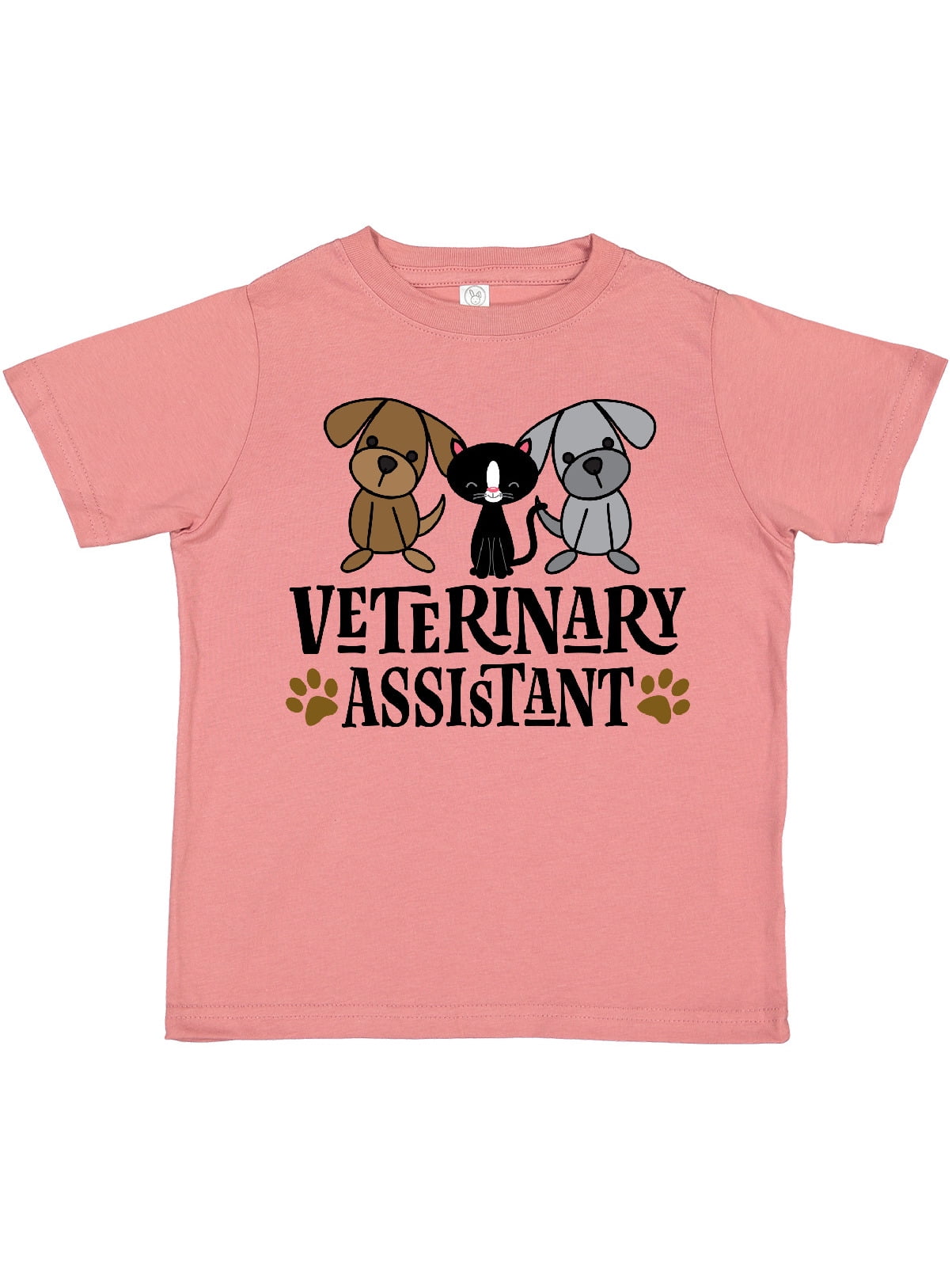 Inktastic Veterinary Assistant Vet Tech Boys or Girls Toddler TShirt