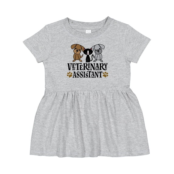 Inktastic Veterinary Assistant Vet Tech Girls Baby Dress