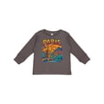 thumbnail image 1 of Inktastic Vibrant Paris Eiffel Tower Art with Colorful Skyline Boys or Girls Long Sleeve Toddler T-Shirt, 1 of 5