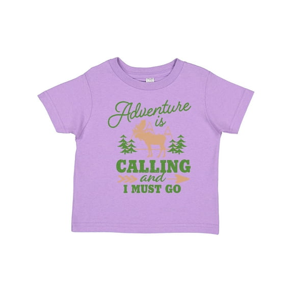 Inktastic Vintage Adventure is Calling and I Must Go with Moose Boys or Girls Toddler T-Shirt