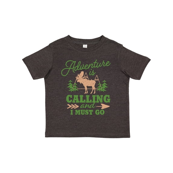 Inktastic Vintage Adventure is Calling and I Must Go with Moose Boys or Girls Toddler T-Shirt