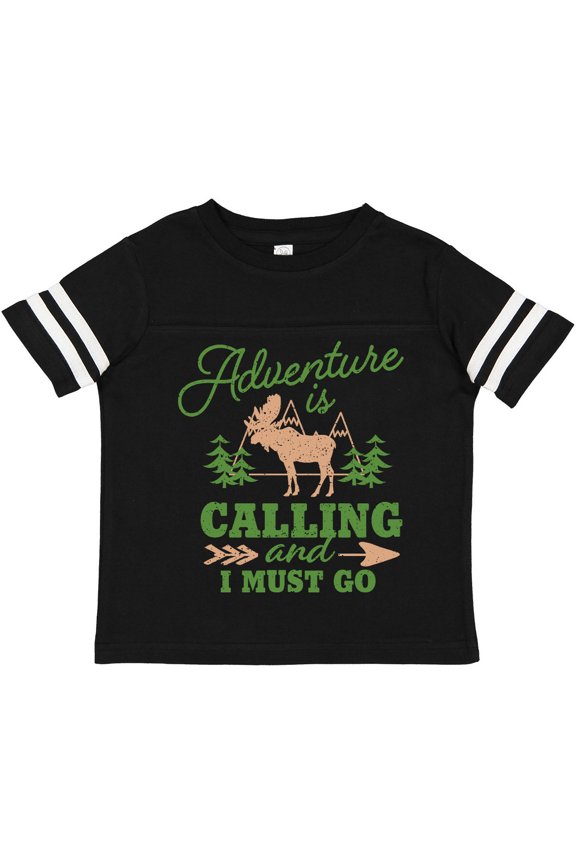 Vintage Adventure is Calling and I Must Go with Moose Boys or Girls Toddler T-Shirt
