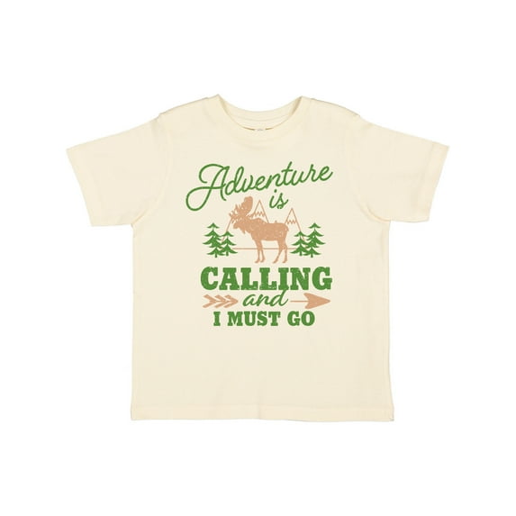 Inktastic Vintage Adventure is Calling and I Must Go with Moose Boys or Girls Toddler T-Shirt