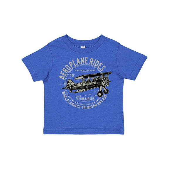 Inktastic Vintage Aeroplane Rides Boys or Girls Toddler T-Shirt