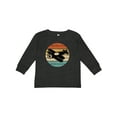 thumbnail image 1 of Inktastic Vintage Airplane Retro Sunset Boys or Girls Long Sleeve Toddler T-Shirt, 1 of 5