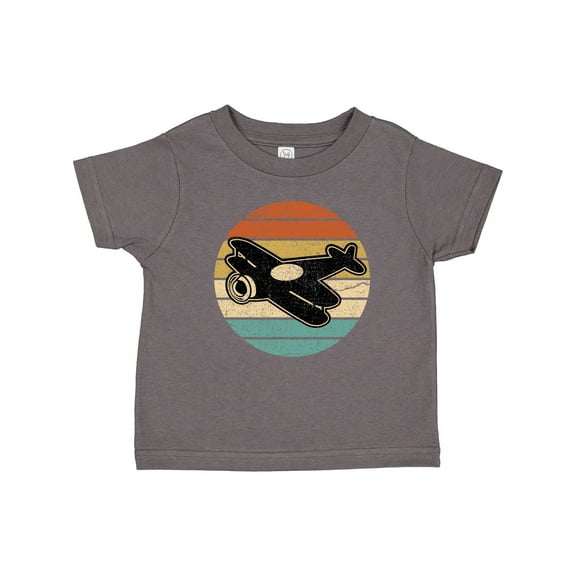 Inktastic Vintage Airplane Retro Sunset Boys or Girls Toddler T-Shirt