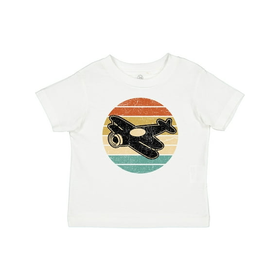 Inktastic Vintage Airplane Retro Sunset Boys or Girls Toddler T-Shirt