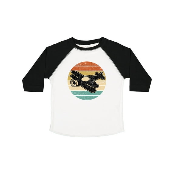 Inktastic Vintage Airplane Retro Sunset Boys or Girls Toddler T-Shirt