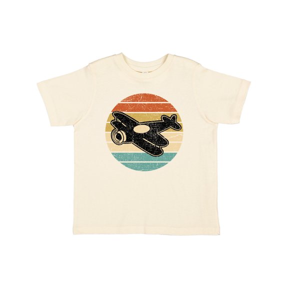 Inktastic Vintage Airplane Retro Sunset Boys or Girls Toddler T-Shirt