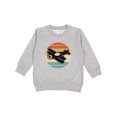 thumbnail image 1 of Inktastic Vintage Airplane Retro Sunset Toddler Sweatshirt, 1 of 4