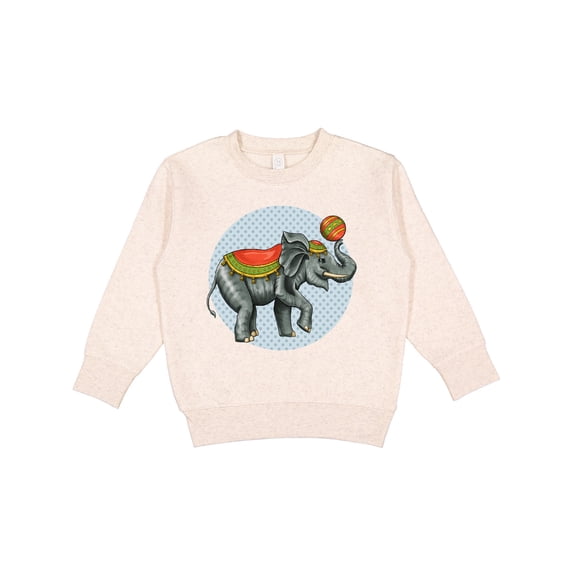 Inktastic Vintage Circus Elephant Toddler Sweatshirt