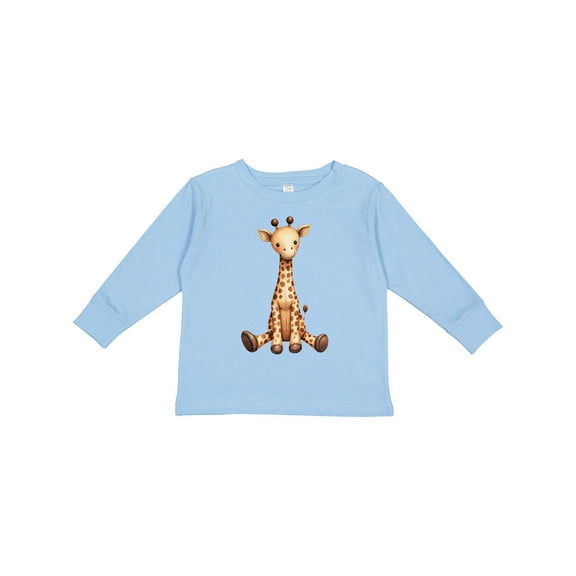 Inktastic Baby Giraffe Boys or Girls Long Sleeve Toddler T-Shirt
