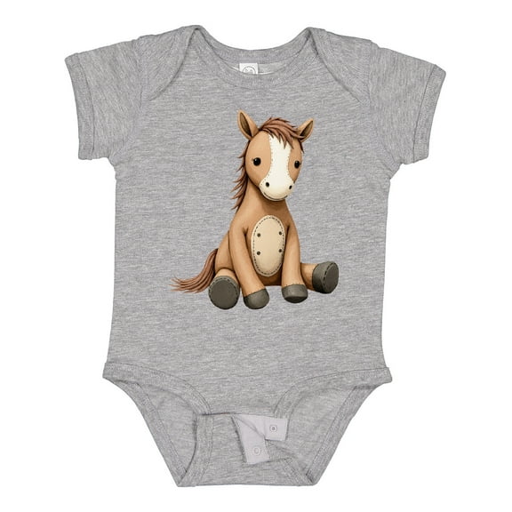 Inktastic Cute Horse Boys or Girls Baby Bodysuit