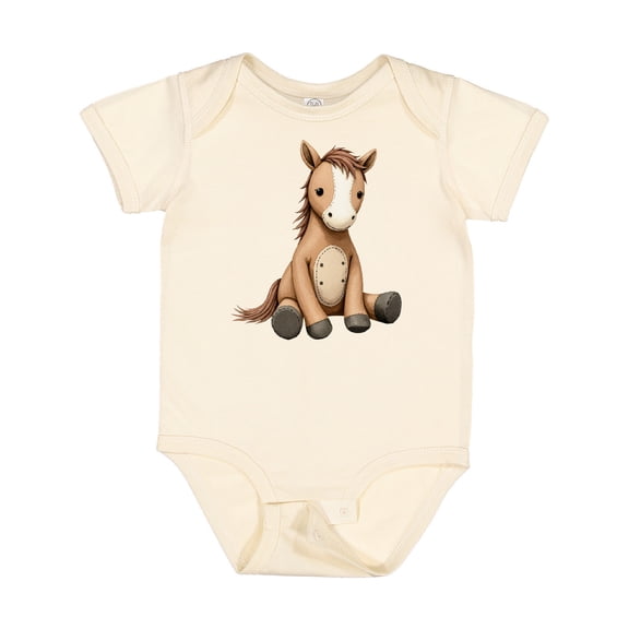 Inktastic Cute Horse Boys or Girls Baby Bodysuit