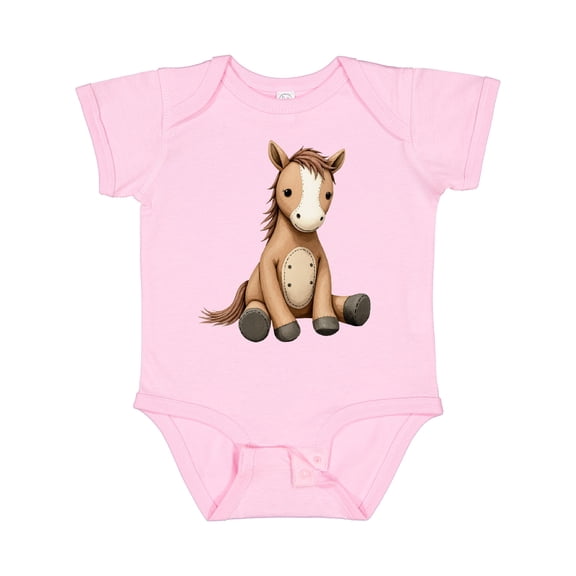 Inktastic Cute Horse Boys or Girls Baby Bodysuit