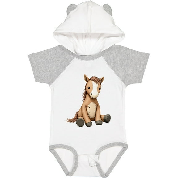 Inktastic Cute Horse Boys or Girls Baby Bodysuit