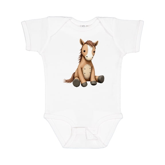 Inktastic Cute Horse Boys or Girls Baby Bodysuit