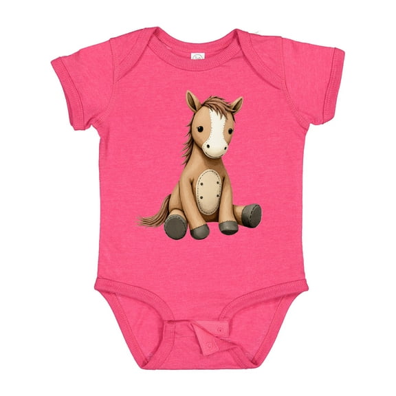 Inktastic Cute Horse Boys or Girls Baby Bodysuit