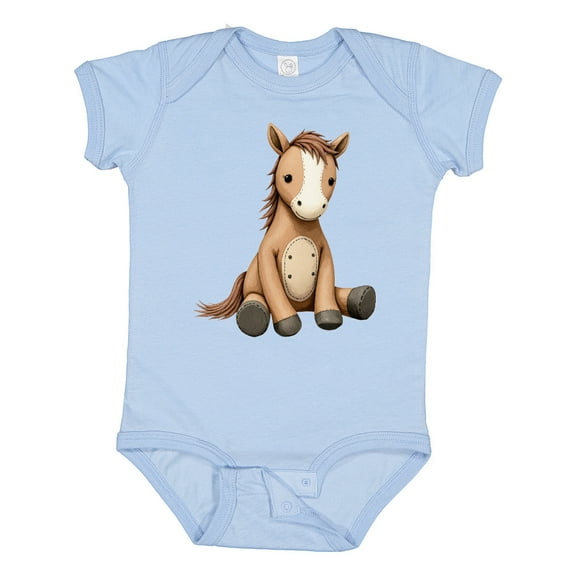 Inktastic Cute Horse Boys or Girls Baby Bodysuit