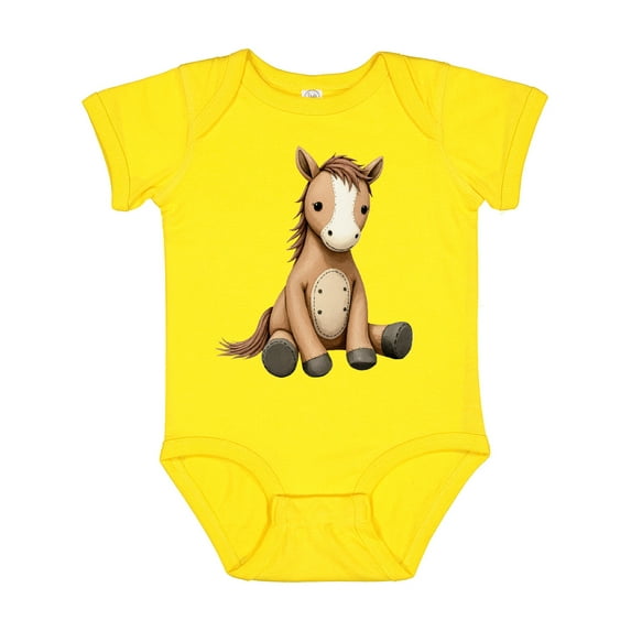 Inktastic Cute Horse Boys or Girls Baby Bodysuit