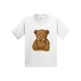 thumbnail image 1 of Inktastic Vintage Teddy Bear with Patch Youth T-Shirt, 1 of 5