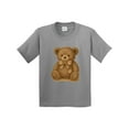 thumbnail image 1 of Inktastic Vintage Teddy Bear with Patch Youth T-Shirt, 1 of 5