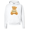 thumbnail image 1 of Inktastic Vintage Teddy Bear in Sweater with Christmas Trees Adult Hoodie Sweatshirt, 1 of 4