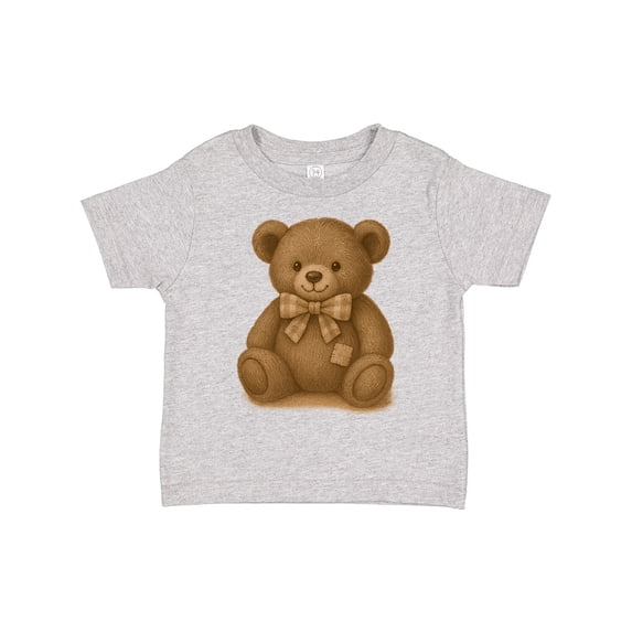 Inktastic Vintage Teddy Bear with Patch Boys or Girls Toddler T-Shirt