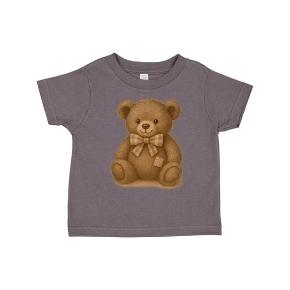 Inktastic Vintage Teddy Bear with Patch Boys or Girls Toddler T-Shirt