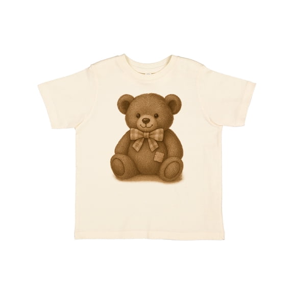 Inktastic Vintage Teddy Bear with Patch Boys or Girls Toddler T-Shirt