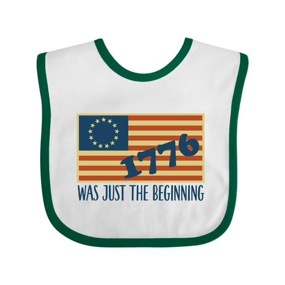 Inktastic Vintage US Flag Boys or Girls Baby Bib