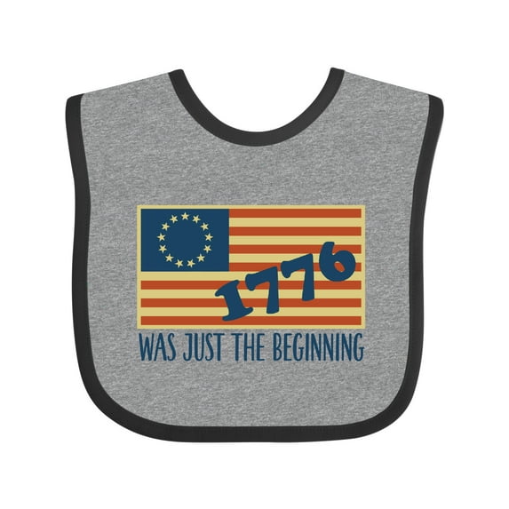 Inktastic Vintage US Flag Boys or Girls Baby Bib