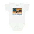 thumbnail image 1 of Inktastic Vintage US Flag Boys or Girls Baby Bodysuit, 1 of 5
