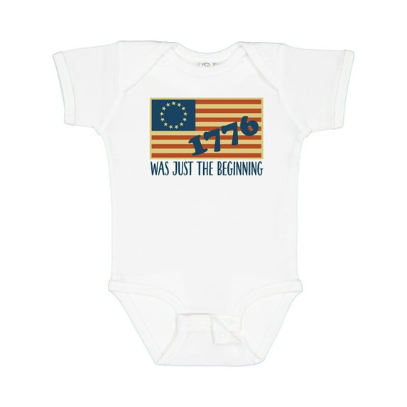 Inktastic Vintage US Flag Boys or Girls Baby Bodysuit