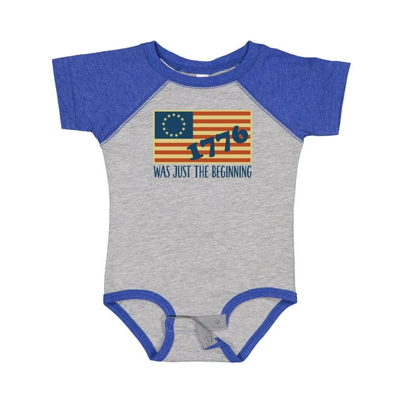 Inktastic Vintage US Flag Boys or Girls Baby Bodysuit