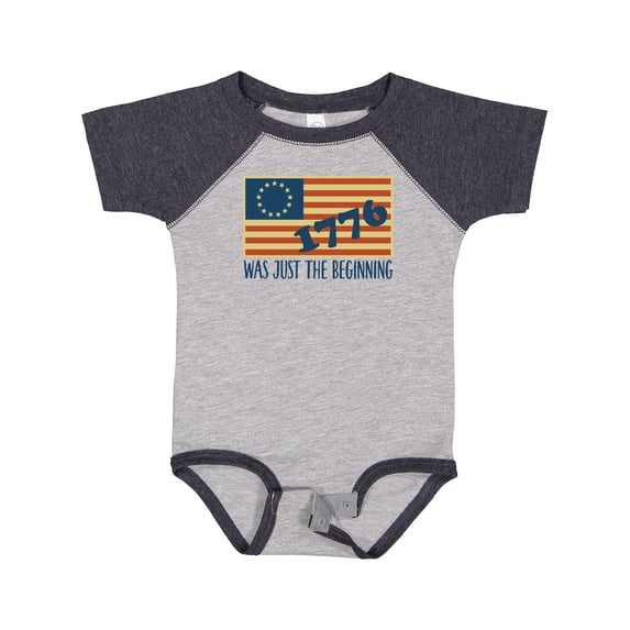 Inktastic Vintage US Flag Boys or Girls Baby Bodysuit