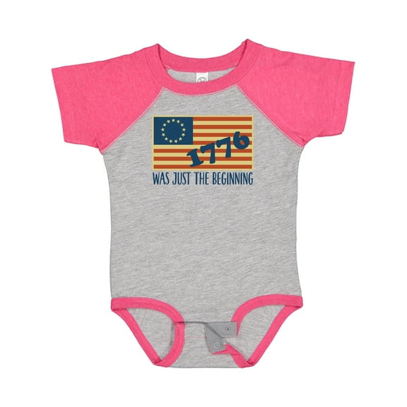 Inktastic Vintage US Flag Boys or Girls Baby Bodysuit