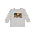 thumbnail image 1 of Inktastic Vintage US Flag Boys or Girls Long Sleeve Toddler T-Shirt, 1 of 5