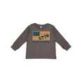 thumbnail image 1 of Inktastic Vintage US Flag Boys or Girls Long Sleeve Toddler T-Shirt, 1 of 5
