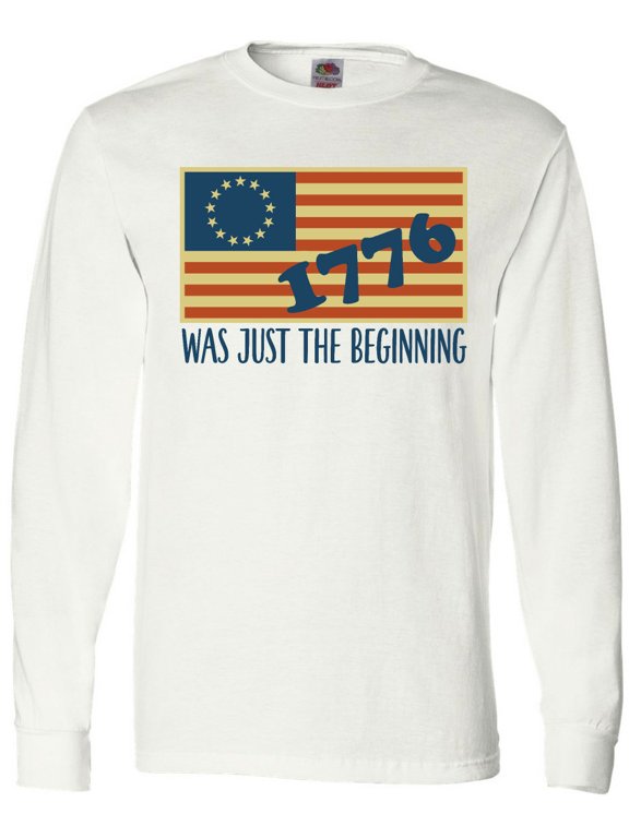 Vintage US Flag Long Sleeve T-Shirt
