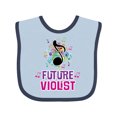 thumbnail image 1 of Inktastic Viola Future Violist Music Girls Baby Bib, 1 of 4